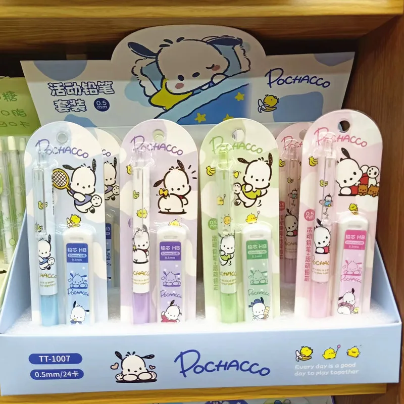 DHF596 2023 Sanrio механические карандаши моя мелодия Kuromi Cinnamoroll 0 5 мм автоматические канцелярские