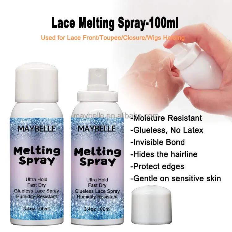 Lace Melting Spray,fast Drying Wig Spray For Lace Front - 100ml
