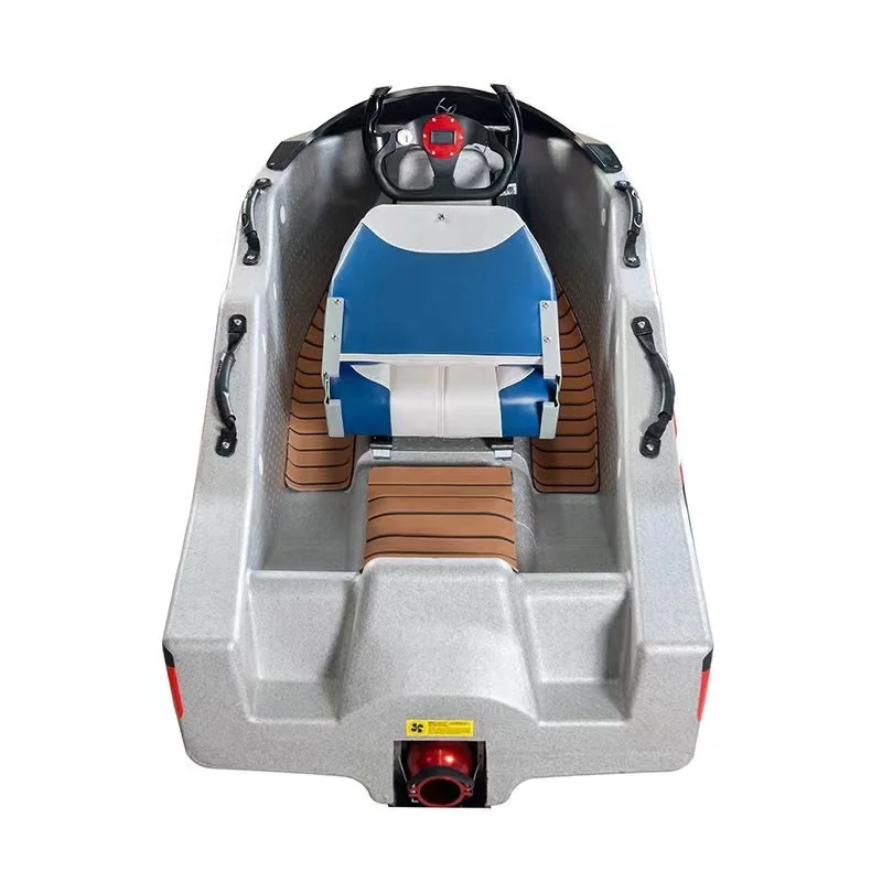 Mini Electric Racing Boat with High Speed Lithium Battery Powered Water Entertainment Jet Ski Surfboard Speed Karting Jet Ski