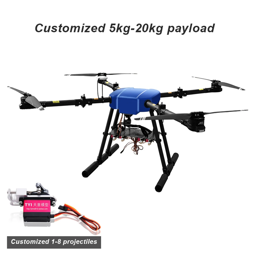 5KG 10KG payload Professional Factory Agricultural Delivery Drones Small Cargo Drone  with Camera GPS Long Fly Time manufacture