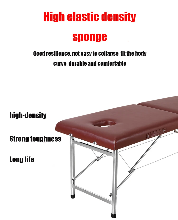 Pink Metal Portable Mesa De Masaje Masage Spa Massage Table Beauty