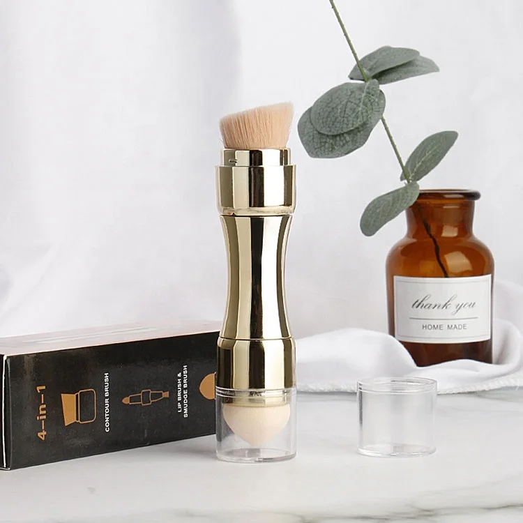 Дорожная сумка для глаз, румяна, для смешивания, косметический комплект губы брови метка частного назначения кисти для макияжа 4 в 1 комплект