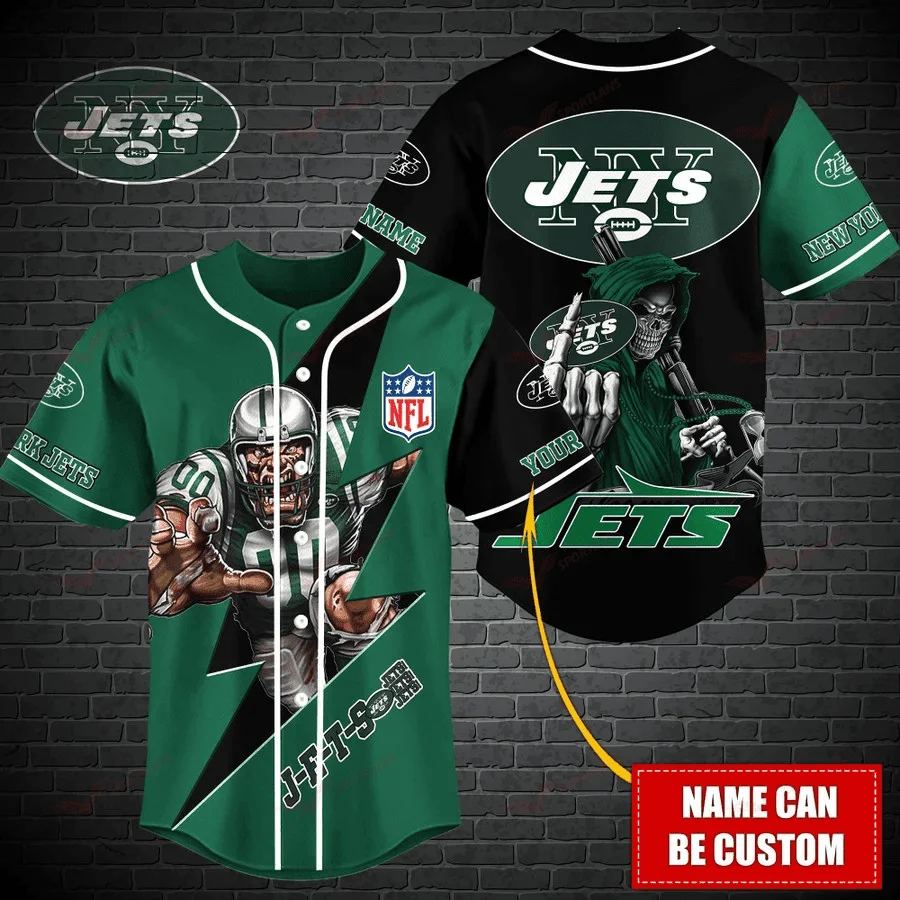 Personalized NY Jets Baseball Jersey Jesus Christ New York Jets Gift -  Personalized Gifts: Family, Sports, Occasions, Trending