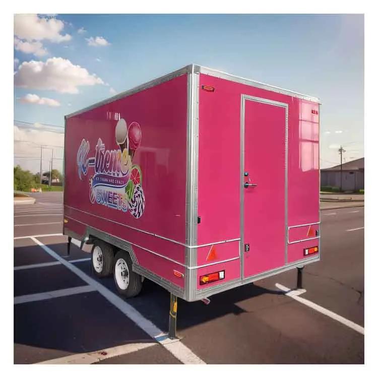 Мобильный фургон для фаст-фуда на продажу Машины для закусок Camion Food Truck A Vendre
