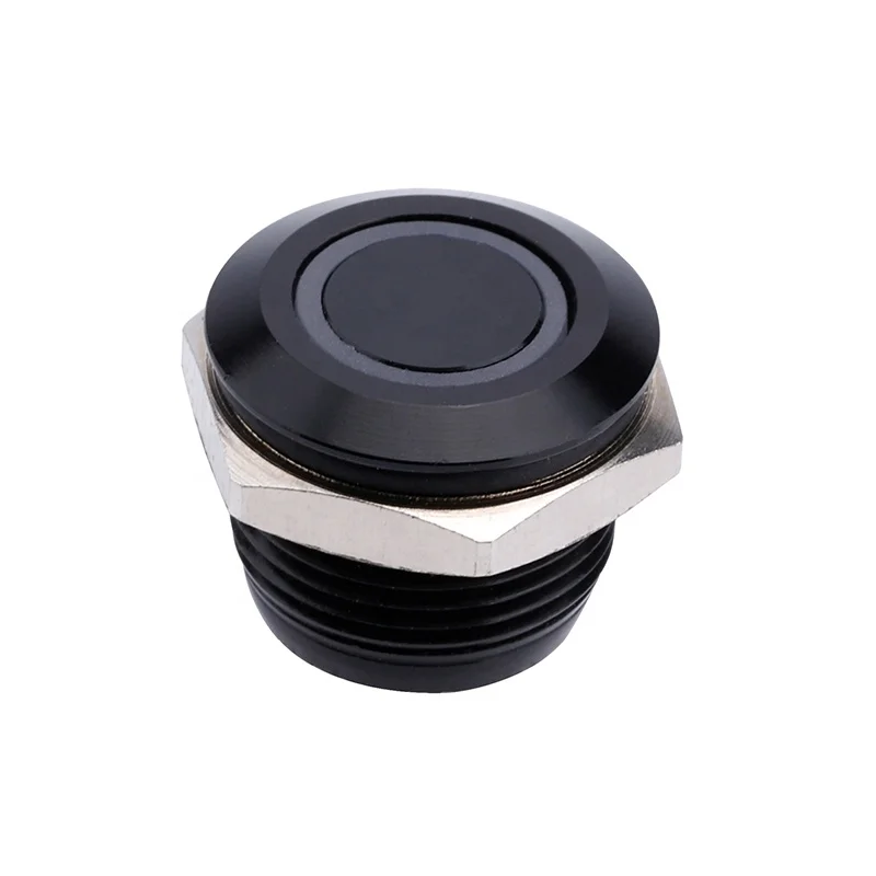 2024 Hot Smart Light Switch Push Button Rese Aluminum Oxide Shell Range Hood 4 Pin Push Button Switch Connection With Ring LED