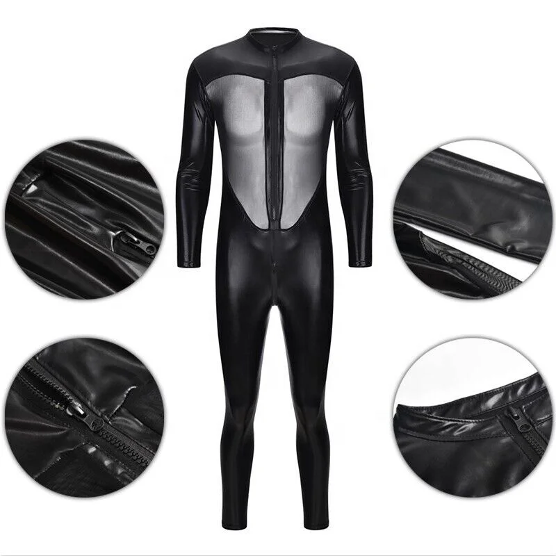 ラバー　ラテックス　スーツ　メンズ Amazon.co.jp: ZLZNX メンズフルボディデザインセクシーラテックス