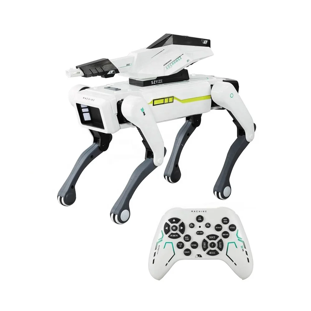 Support Action Programming AI Smart RC Robot Dog Toy Voice APP Remote Control Gesture Sensing Intelligent Stunt Mechanical Dog