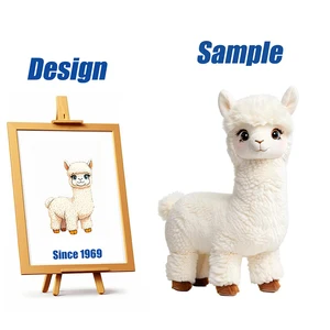 Shengye China Manufacturer Plushies Price OEM ODM Customized Cute Animal Sheep Alpaca for Promotion Gift Plush Ornaments