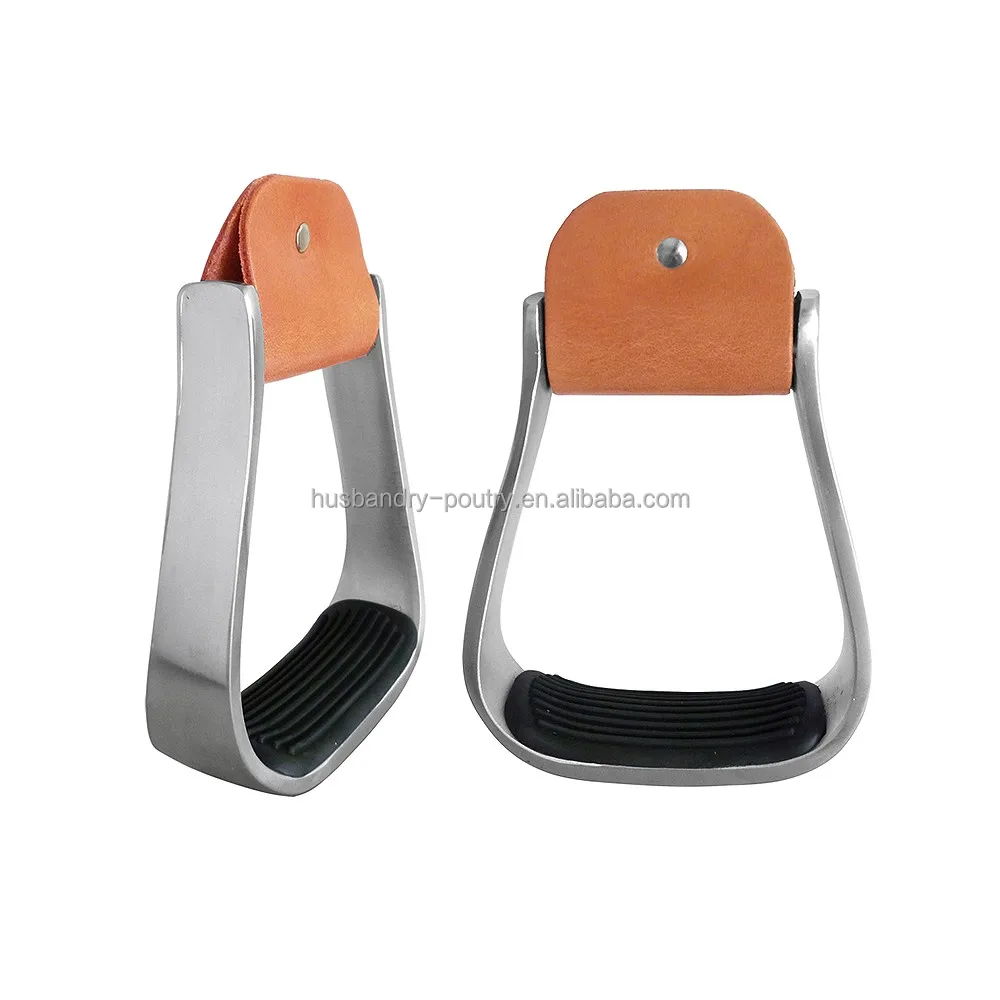 Étriers Western En Cuir Pour Selle De Cheval – Occasion, Mais En Bon état !
