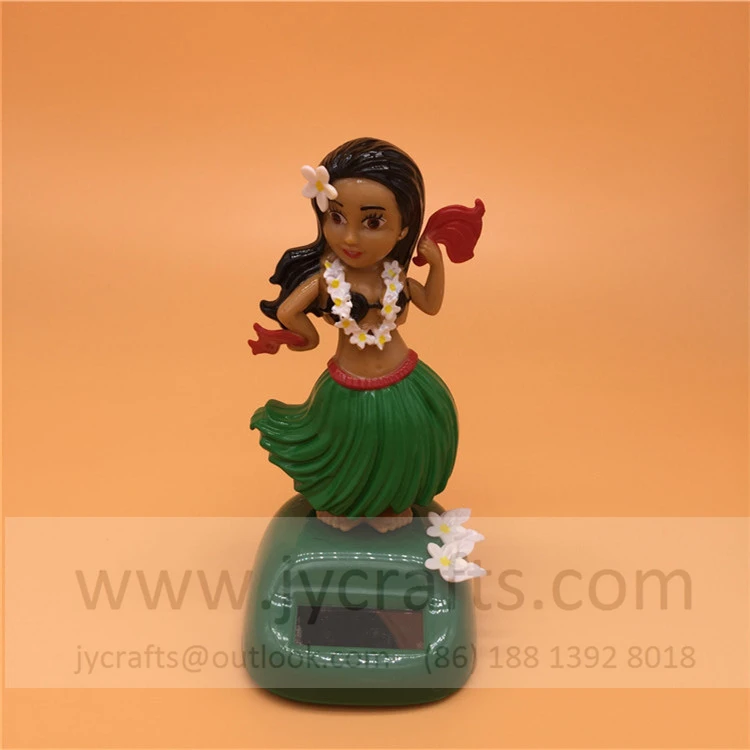 
 Милые сувениры, подарок на солнечной батарее, гавайская танцевальная кукла Hula для украшения окон  