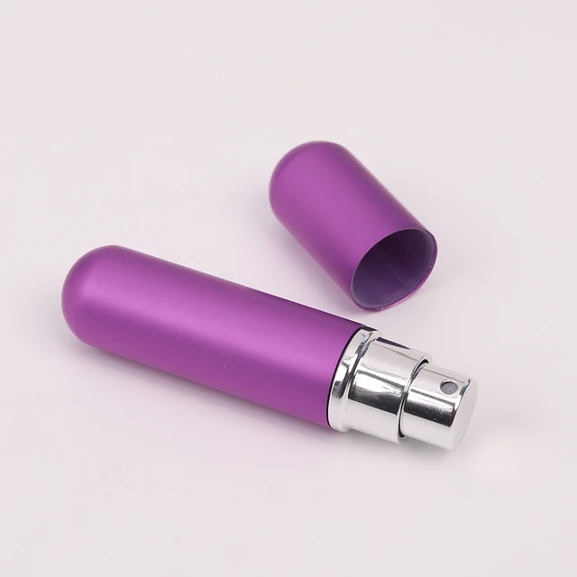 5ml Aluminum Perfume Atomizer Travel Bottles Refillable Glass Spray Bottles for Perfume 5ml Travel Size