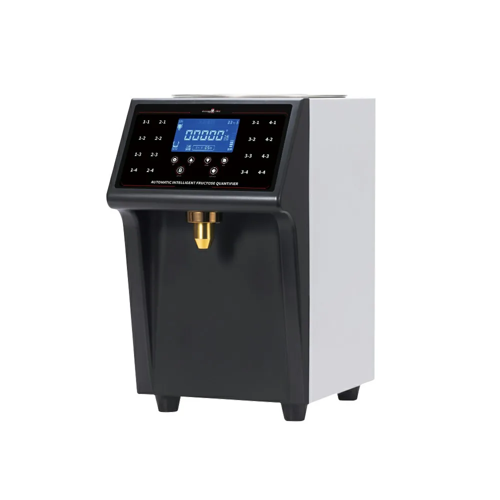 Commercial Stainless Steel Auto Fructose Dispenser, Syrup Dispenser Machine Fructose Syrup Dispenser 9l Quantitative Memory Leaking Proof Outlet Sugar Shortage Alarm 16 Keys Memory 1609834337836 1.jpg W720