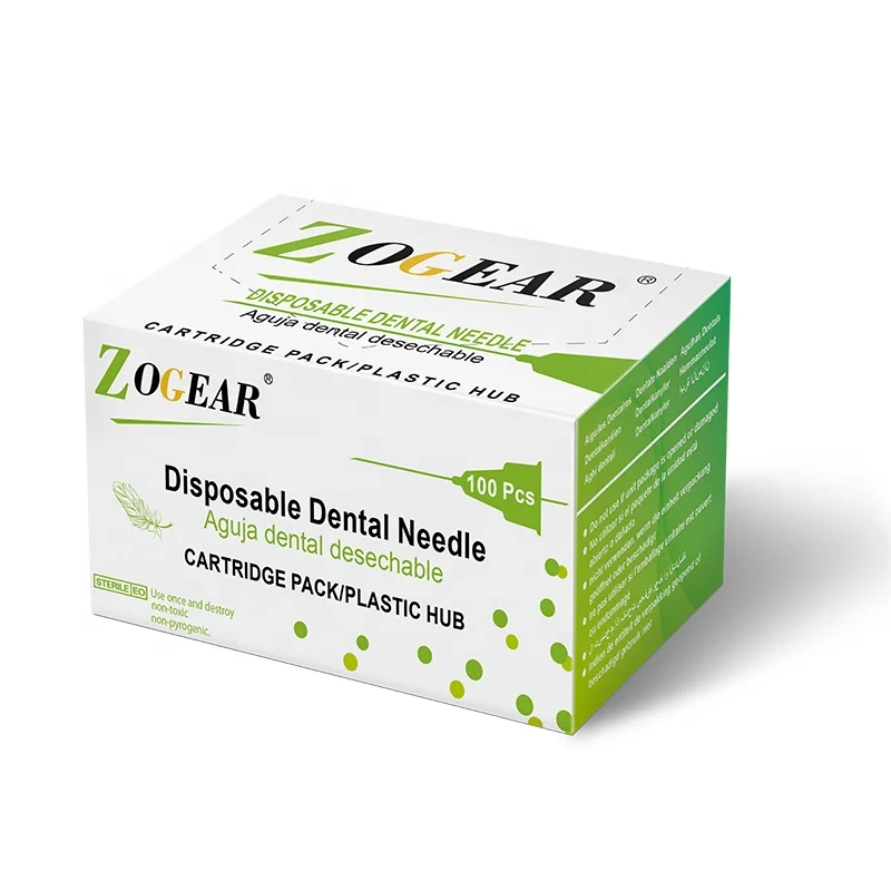 Одноразовые стоматологические расходные материалы Zogear, стоматологическая игла