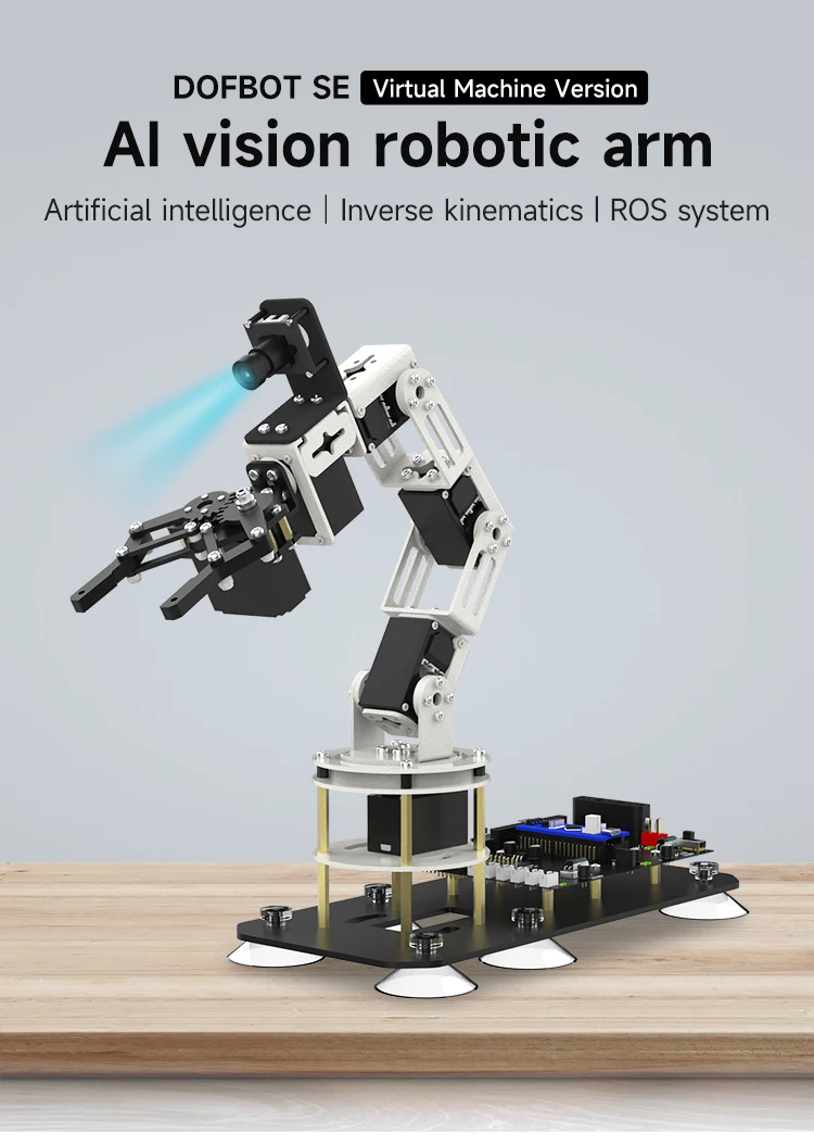 Yahboom 6dof Dofbot Se Ai Vision Robotic Arm With Ros2 Python ...