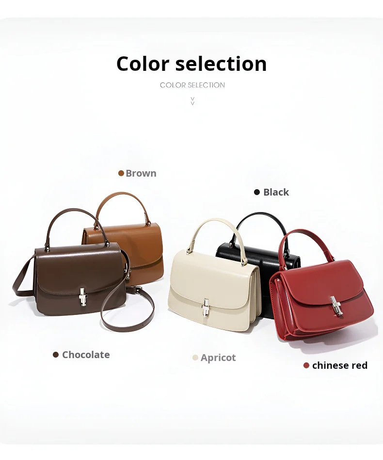 Cross-border Luxury Genuine Leather Women's Handbag Simple Fashion High ...