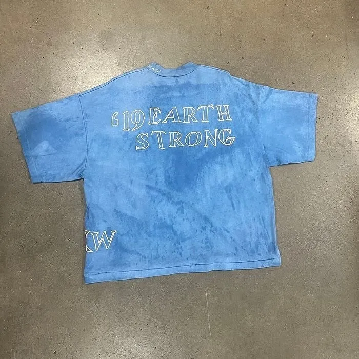 Tshirt Custom Over Sized Heavy Cotton 230Gsm Screen Print Distressed Embroidery Stone Sun Faded T-shirt Acid Wash T Shirts Men gallery 4