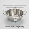 13 CM Argento Doppio Manico