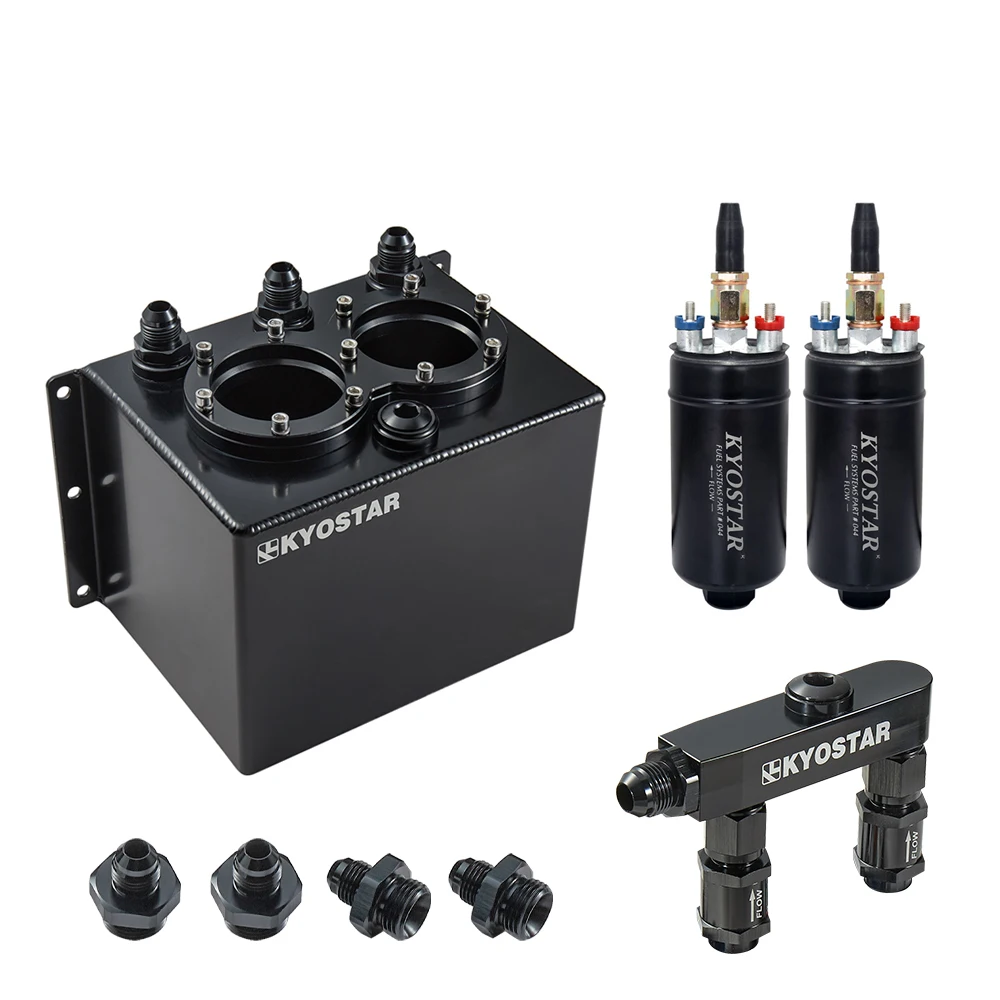 Performance Aluminium Racing Fuel Surge Tank Kit for High