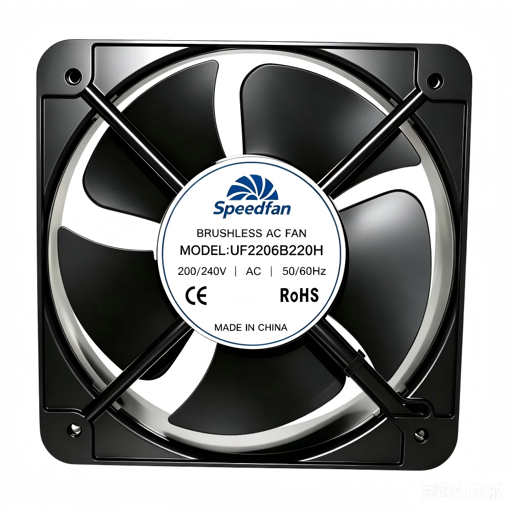 Axial Cooling Fan, 200mm, 200x200x60mm, 220V, Brushless - detail 2
