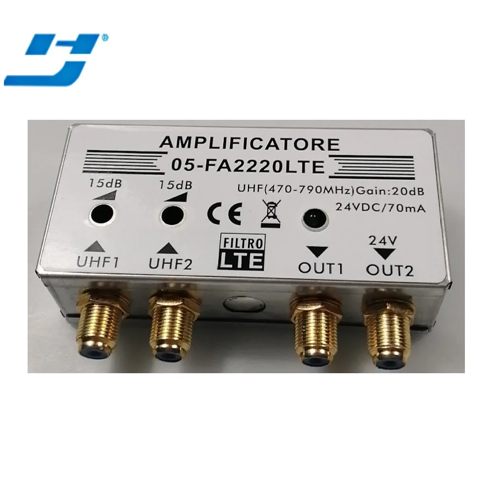 470-790MHz 2-Port Cable TV/Antenna/HDTV/Internet Digital Signal  Amplifier/Booster/amplicatdor/Pre-amplifie with Passive Return