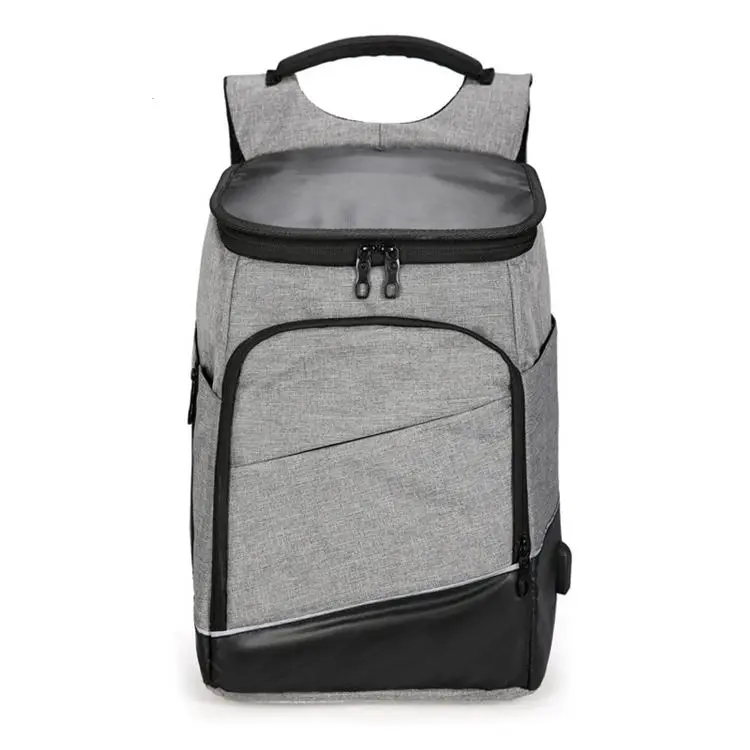 OEM wholesale customized nylon durable waterproof Usb port for men laptop backpack for school kids