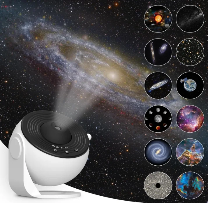 Proiettore Galassia 13 In 1 Con Rotazione 360° | Luce Notturna Con Sistema Solare E Costellazioni | Timer E Telecomando