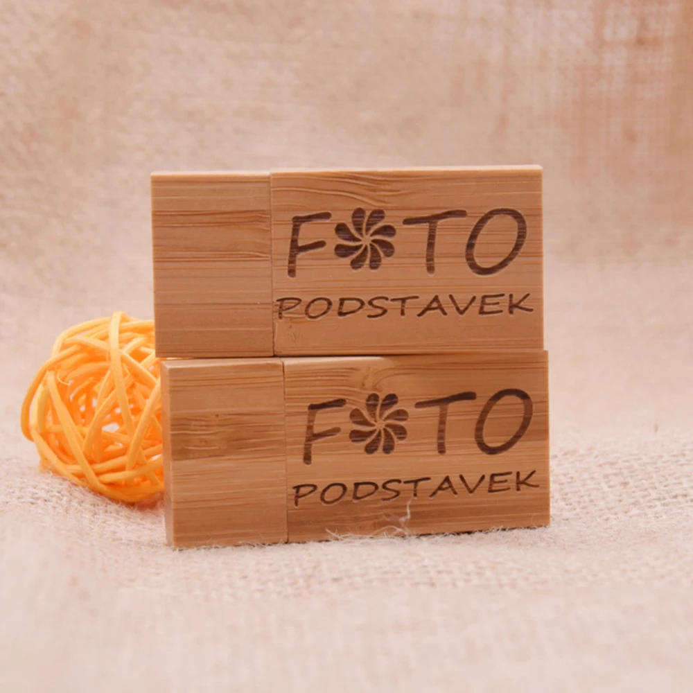 Customs logo wooden USB Flash Drive 64 Gb Thumbdrive Flash Memory Stick 1GB 2GB Pen Drive 16GB 4GB 8GB Pendrive 32gb - ANKUX.COM