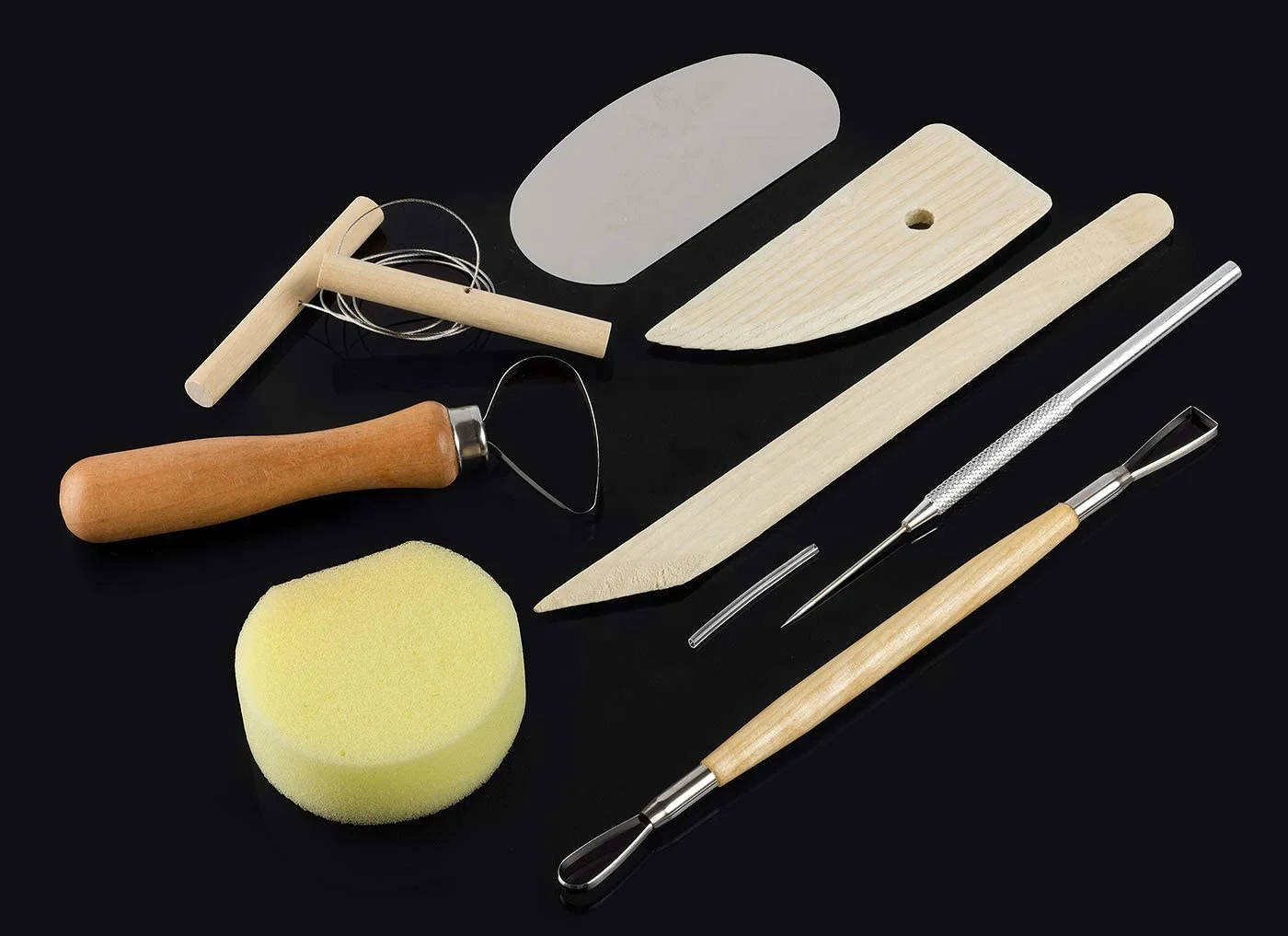 Yihuale 8 Pcs Ceramic Clay Tools Set, Clay Wax Pottery Tool Kit Ceramics  Wax Carving Sculpting Modeling Tools Ceramic & Pottery - Buy Yihuale 8 Pcs  Ceramic Clay Tools Set, Clay Wax