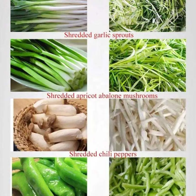 Electric Small Green Onion Cutter Shredding Machine Commercial Scallion Chopper Shredder Cutting Machine Leek Celery