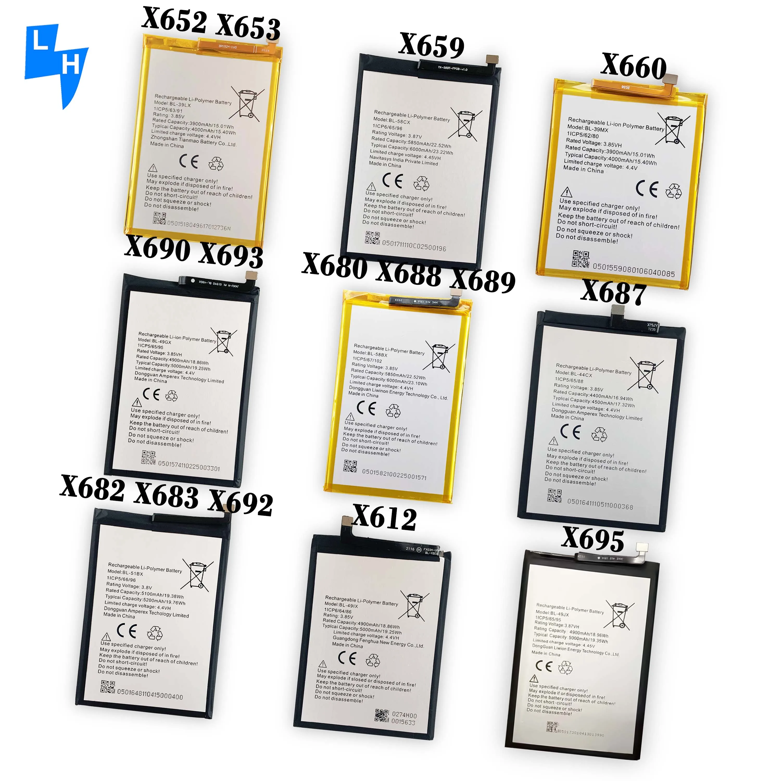 
 OEM battery X571 X572 X573 X608 X574 X602 X5010 X5514 X5515 X5516 mobile phone battery for infinix X600 X601 X603 X604  