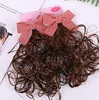 0669-11 fermaglio per capelli ricci a quadretti piccoli rossi