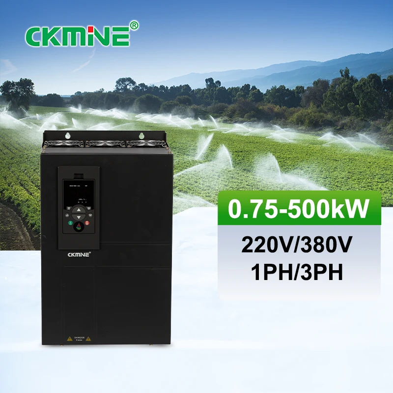CKMINE 380V 45KW to 55kw Three Phase Speed Controller VFD Frequency Drive Solar Water Pump Inverter with MPPT