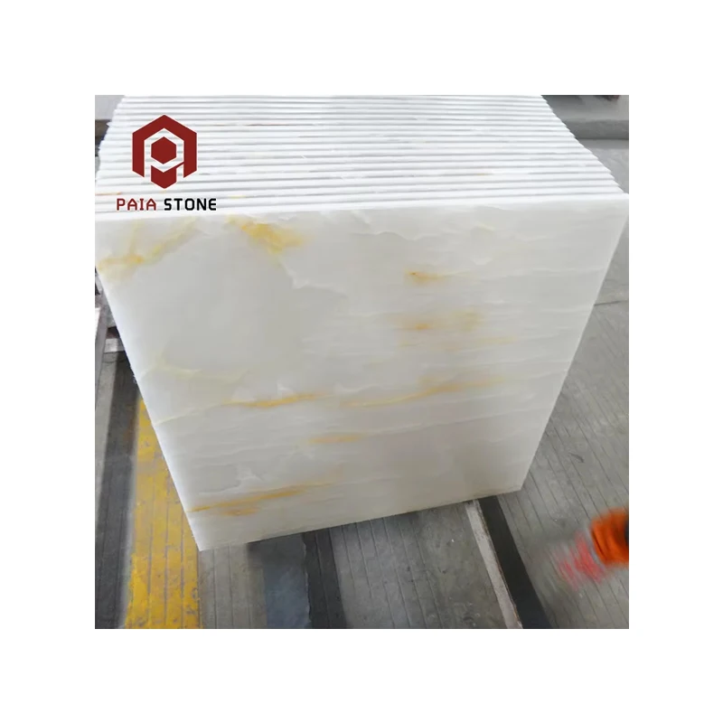 Modern Design Natural White Marble Slabs Indoor/Outdoor Use Polished Onyx Countertop Hotels Floor Tiles Graphic Design Projects