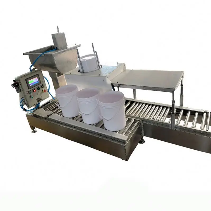 200-2000ml XSH-16 Sealing Machine Line Filter Automatic Bucket 2 Nozzles Water-based Liquid Paint in Drums Liter Filling Machine