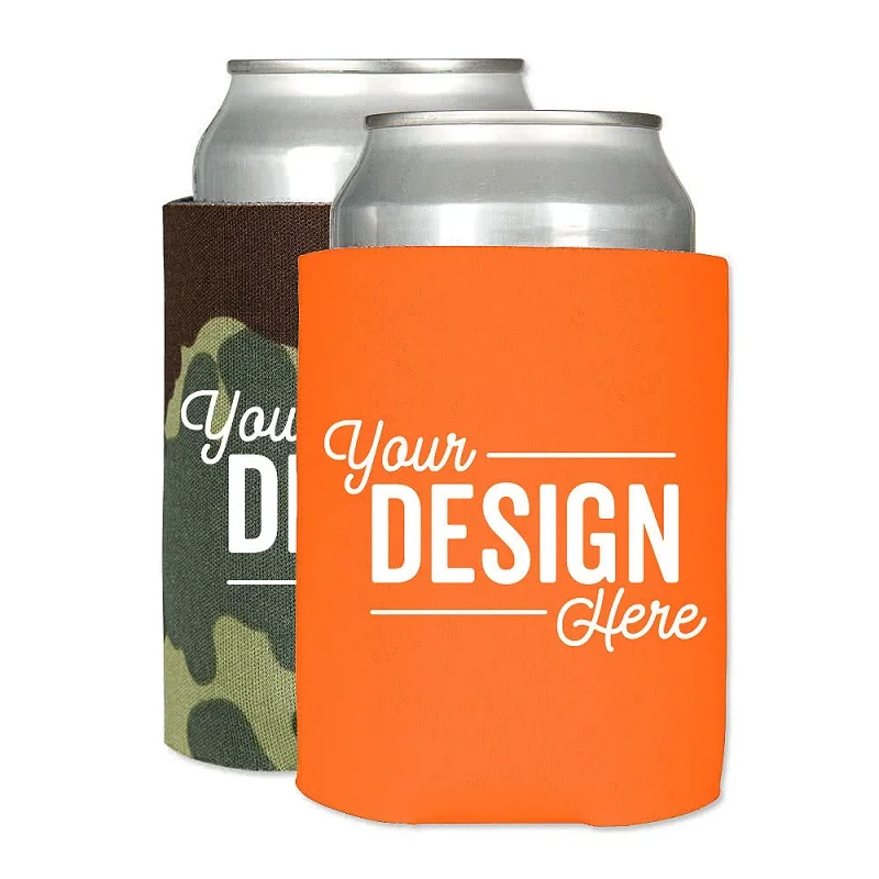 Custom Logo Collapsible Personalized Promotional Stubby Holder 12 Oz