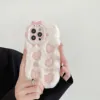 Bianco con cuore rosa
