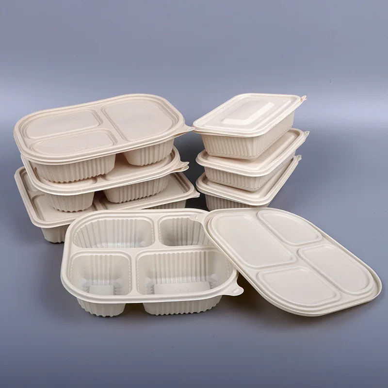 Compostable Eco-friendly Cornstarch Food Container Biodegradable ...