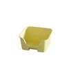 Small yellow tiered litter box