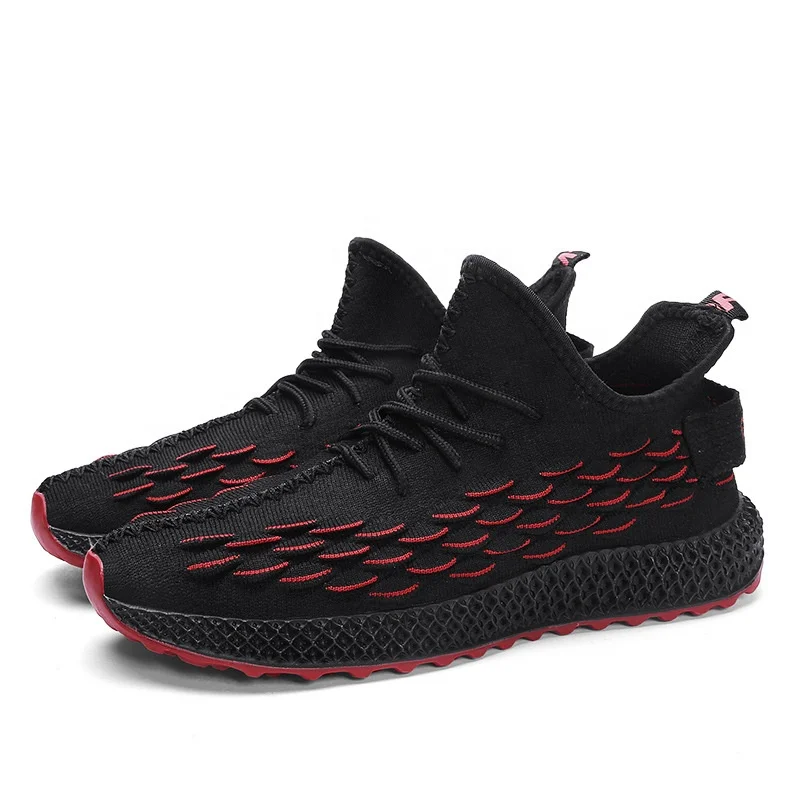 black breathable trainers