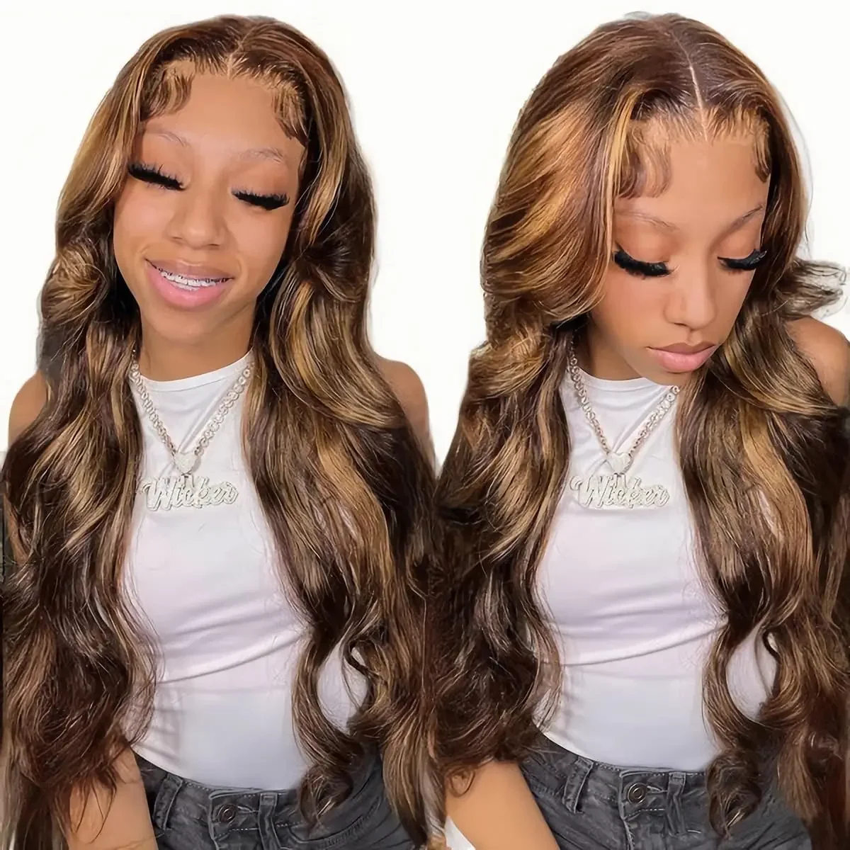 Body Wave Wear and Go Lijmloze pruik 4x4 Lace Closure pruiken Voorgeknipte Lace Front pruiken Menselijk haar voor vrouwen_voghion.com