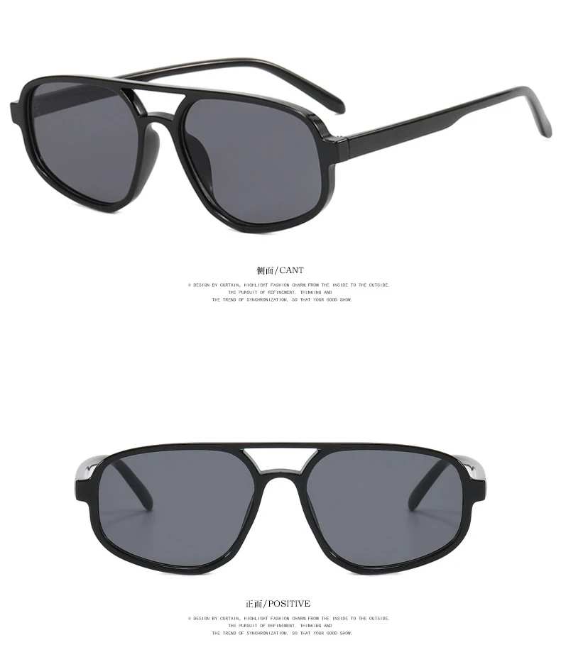 Classic Double Bridge Sunglasses – Brown main image 0