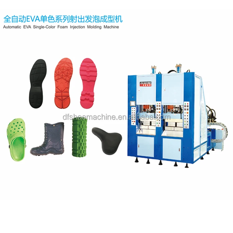 Fully Automatic Flip Flop Crocs Slipper Sandal Making Machine EVA Sole Foam Injection Moulding Machine