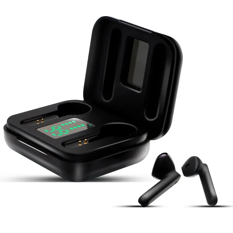 J4 Tws BT Earphone Smart Sensor Tap Control Earbuds Wireless Charging