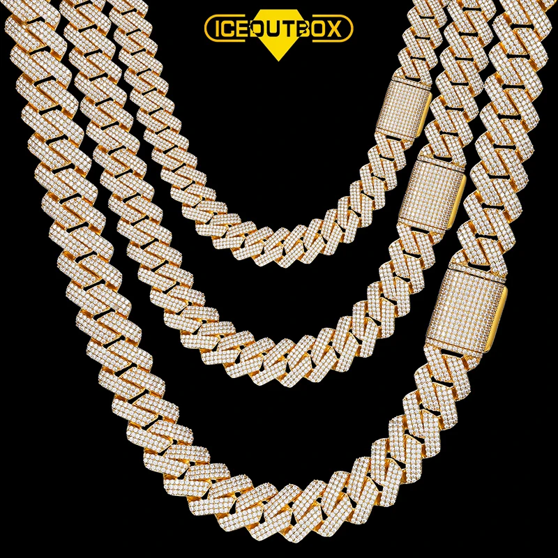 New Iced popular gold Miami Cuban Chain