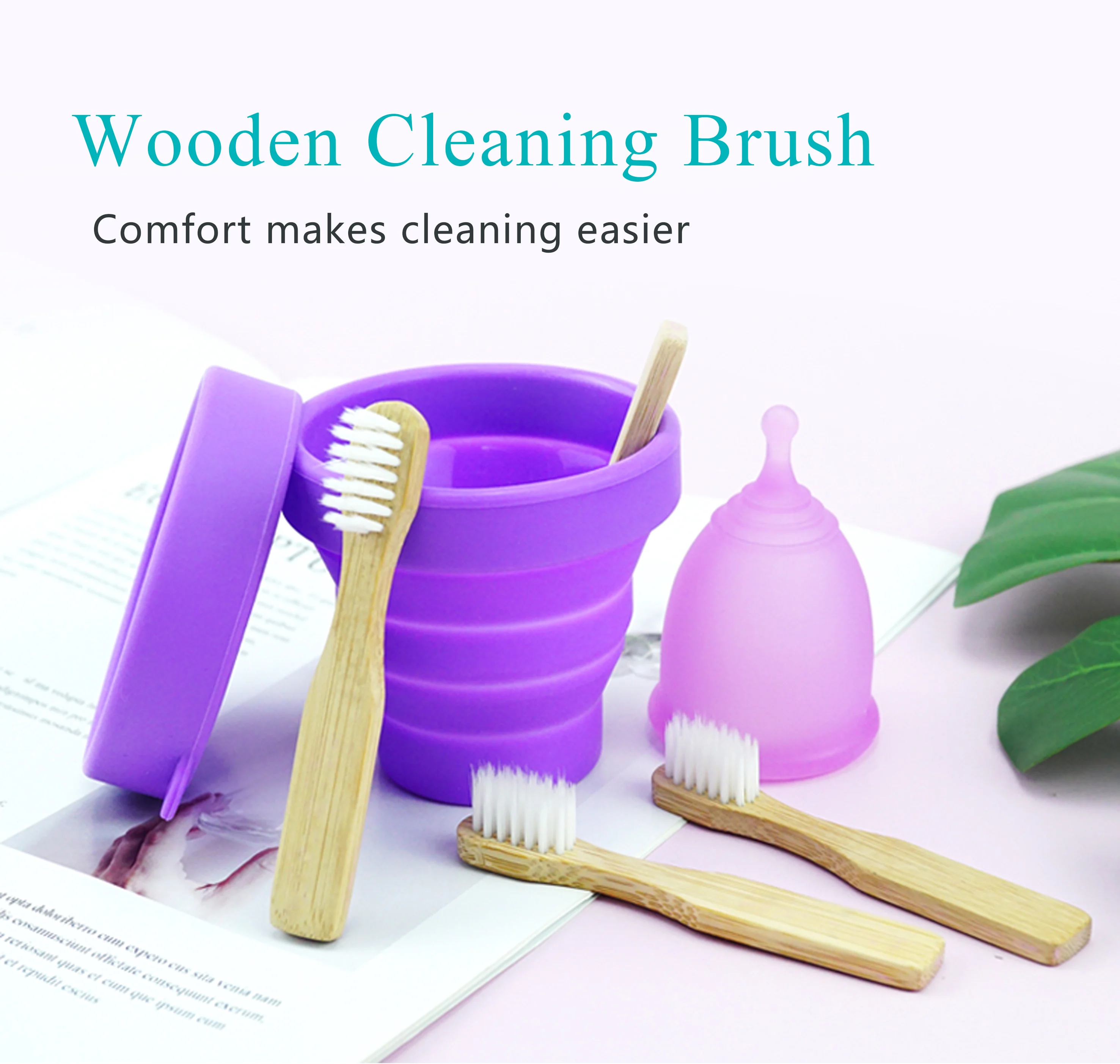 Bamboo Cleaning Brushes For Menstrual Cup Cleaning Buy Bamboo Brush