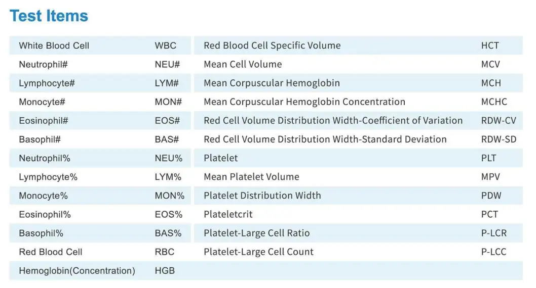 Lab hospital clinic medical Equipment 3/5 part hematology/Hematology/blood Analyzer