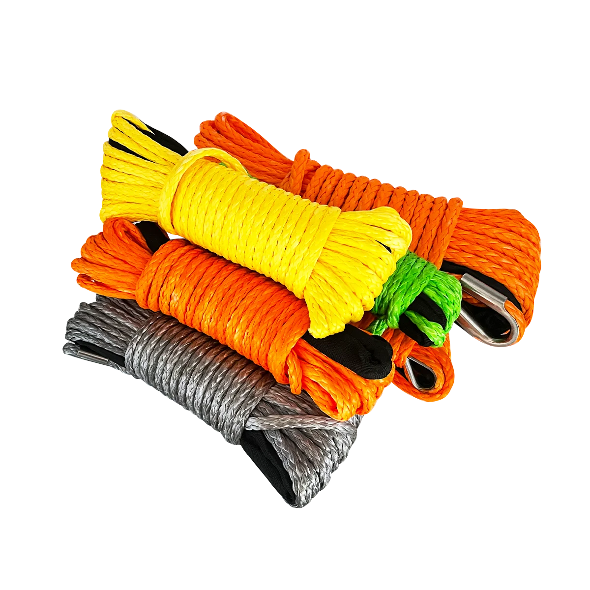 Синтетично въже за лебедка с кука