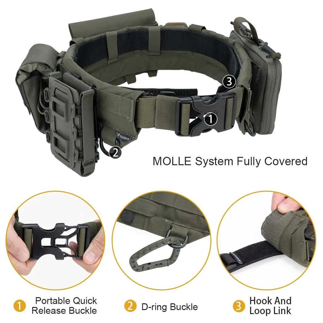 Taktischer Rettungsgürtel UltraKey Militärstil - Einstellbarer Nylon-Gürtel Für Outdoor Taktischer Gürtel