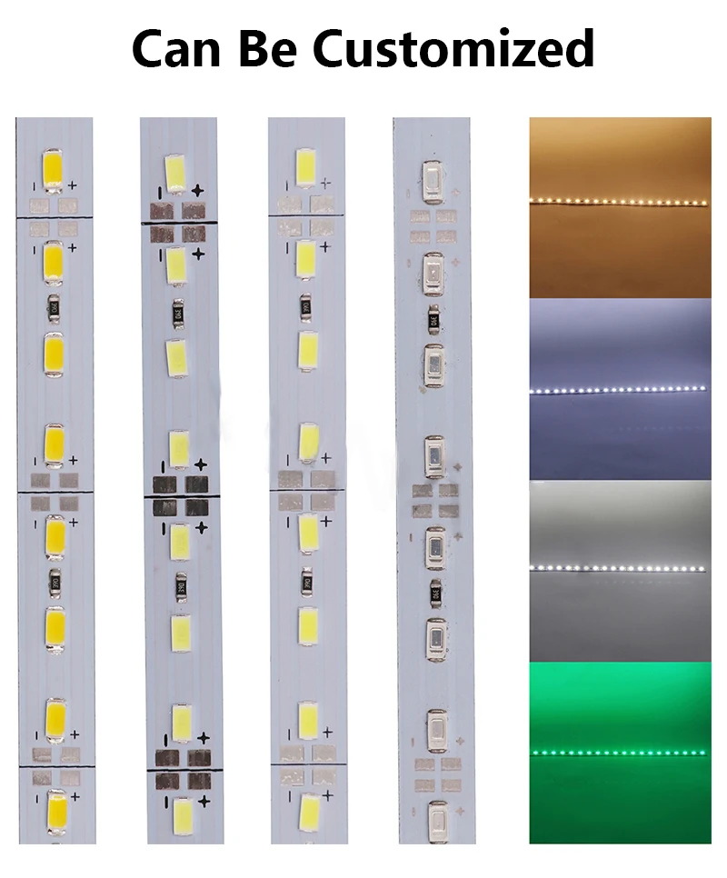 Open Hard Led Super High-Brightness 144LED Hard Light Strip 5730 Double-Row 12V ...