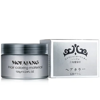 Private label temporary hair styling pomade control mofajang hair clay color wax for men